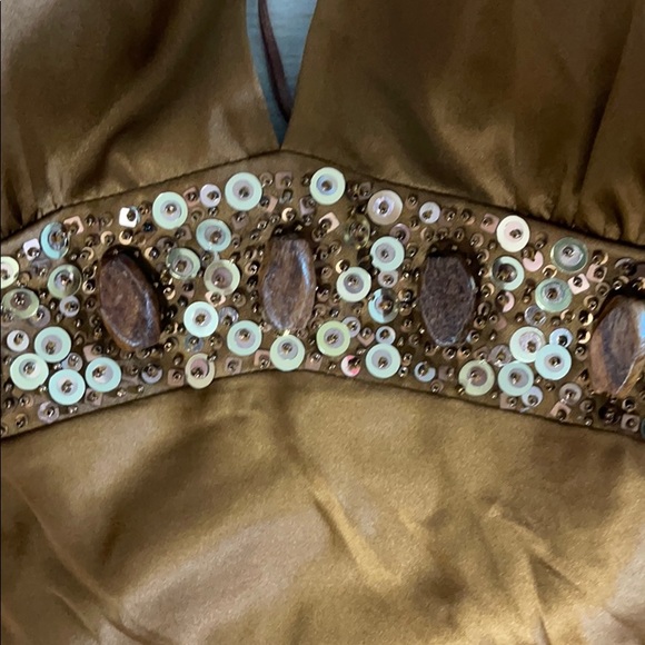 Embellished Satin halter top - Picture 3 of 9